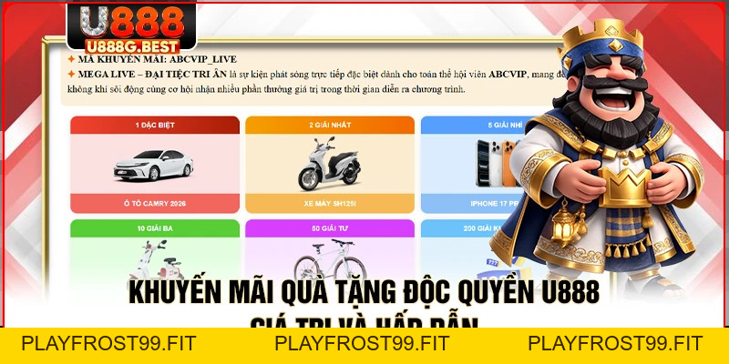 U888 PRIME - U888.COM Chính Thức, Đăng Ký Nhận Thưởng Tân Thủ - playfrost99.fit